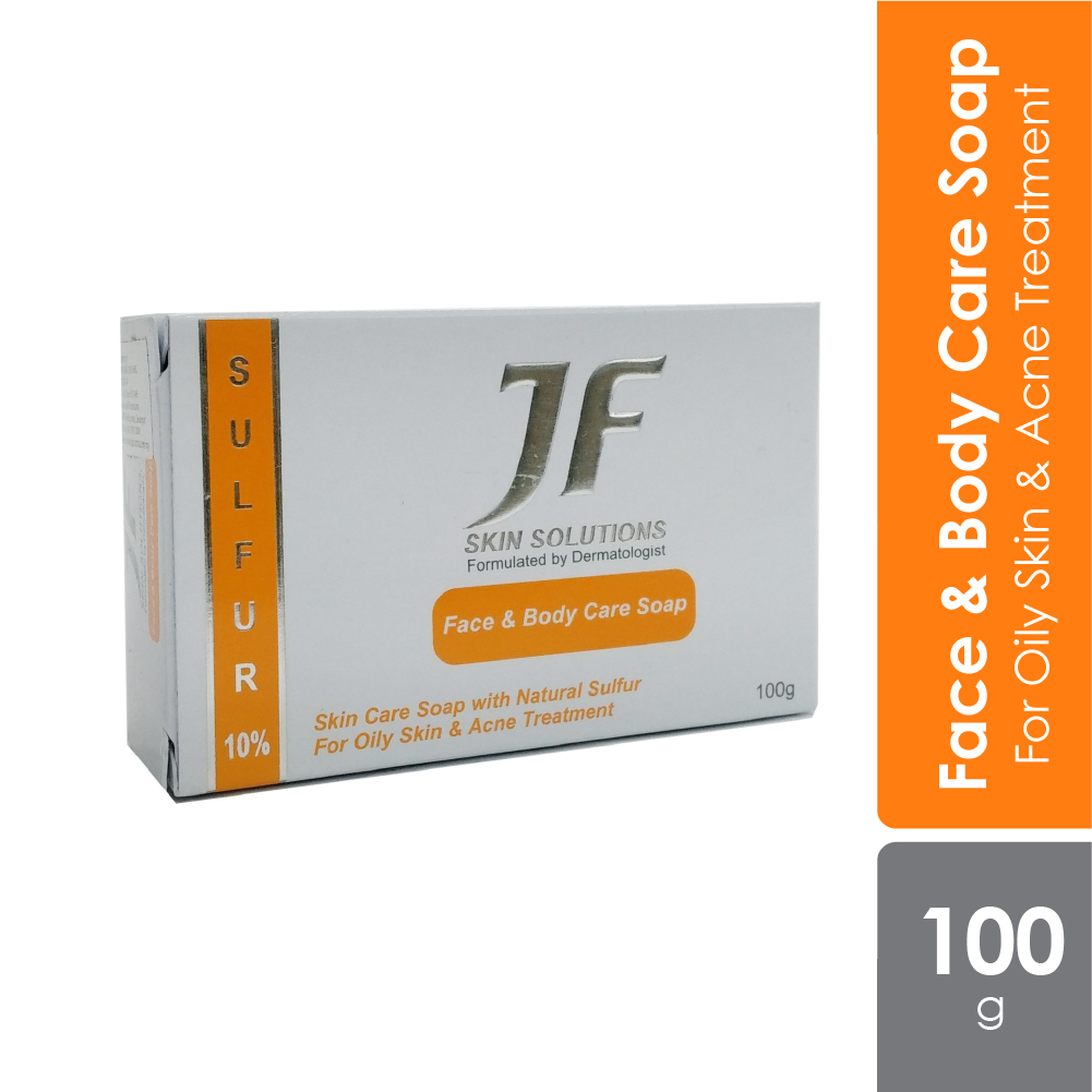 Jf Sulfur 10 Anti Acne Face Body Soap 100g Alpro Pharmacy