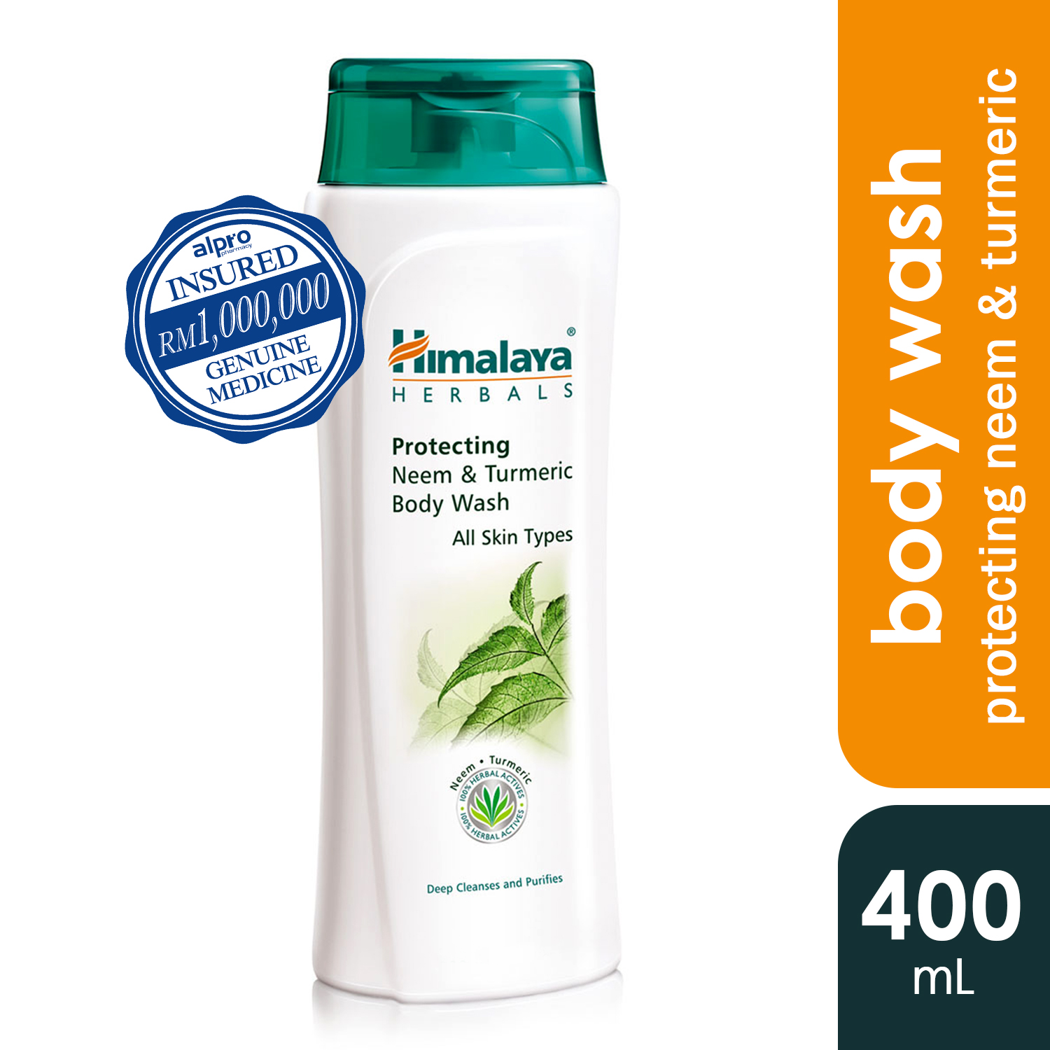 Himalaya Neem &tumeric Body Wash 400ml - Alpro Pharmacy