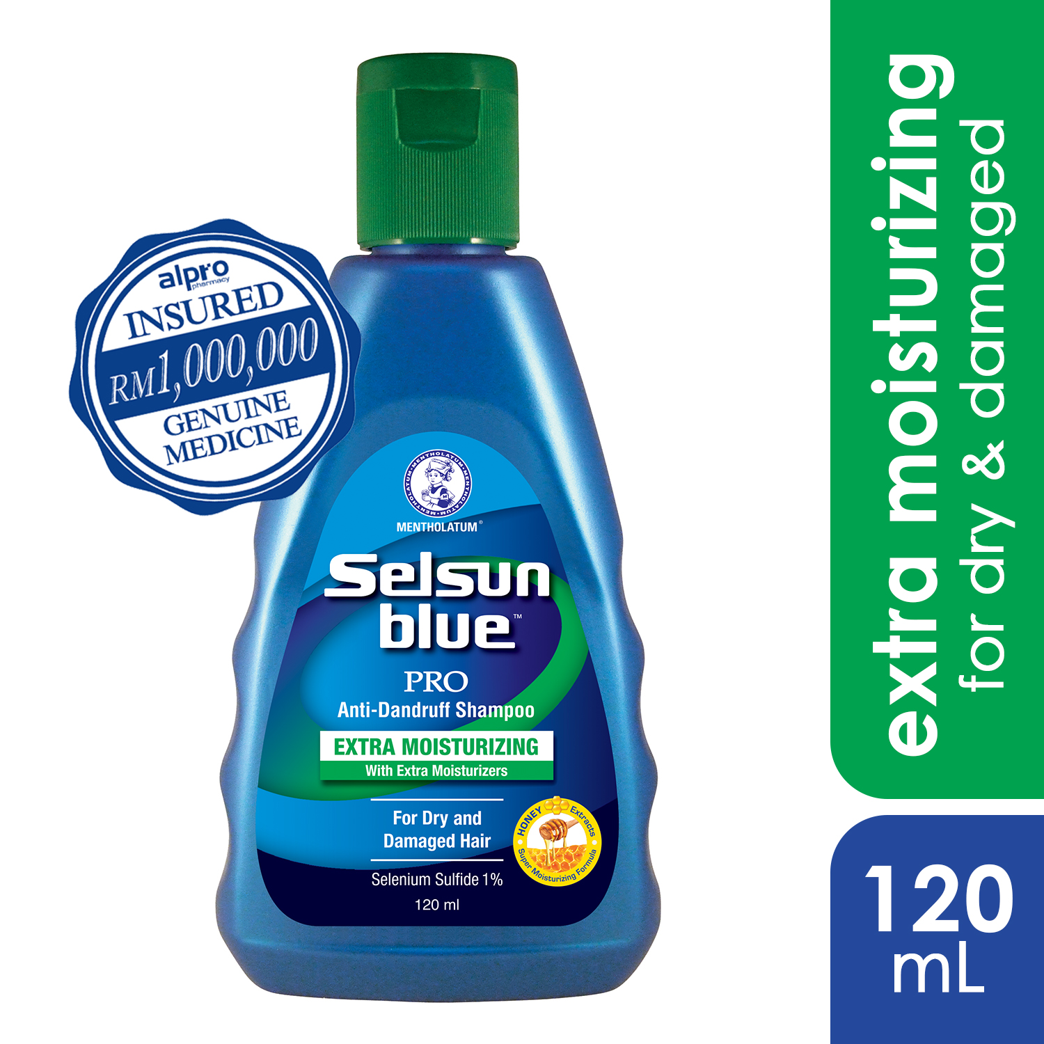 Selsun Blue Pro Extra Moisturizing Shampoo 120ml Alpro Pharmacy