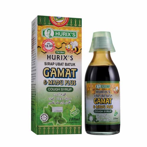 Hurixs Ubat Batuk Gamat &madu Plus 180ml  Alpro Pharmacy