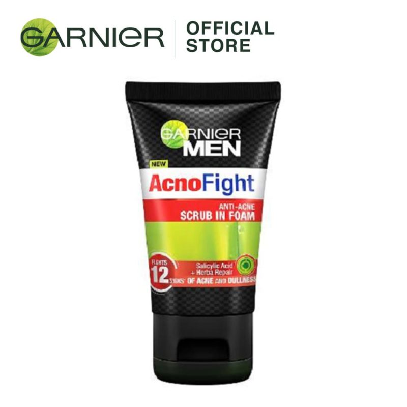 *garnier Men Acno Fight Anti Acne Foam 100ml - Alpro Pharmacy