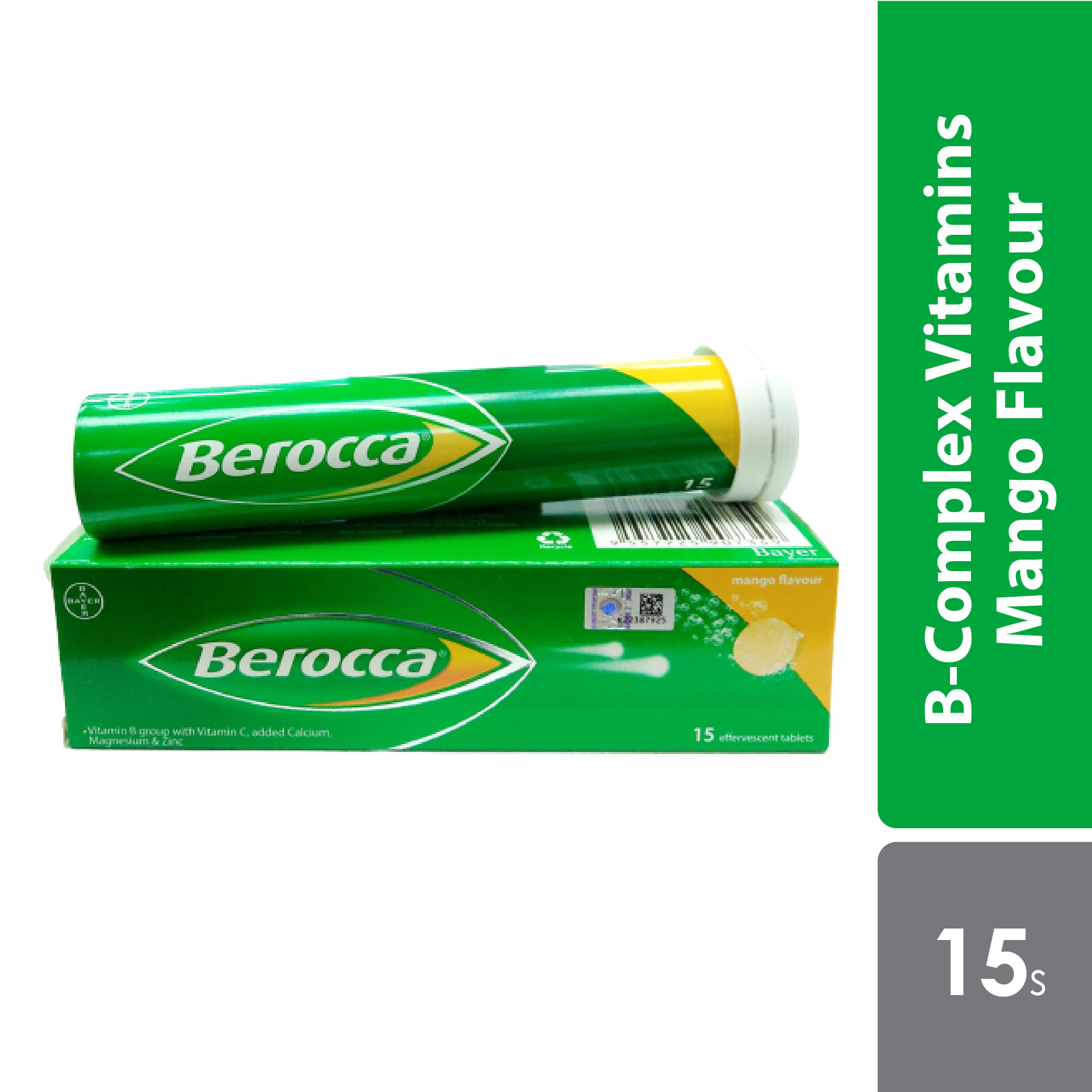 Berocca Effervescent Mango 15s Alpro Pharmacy