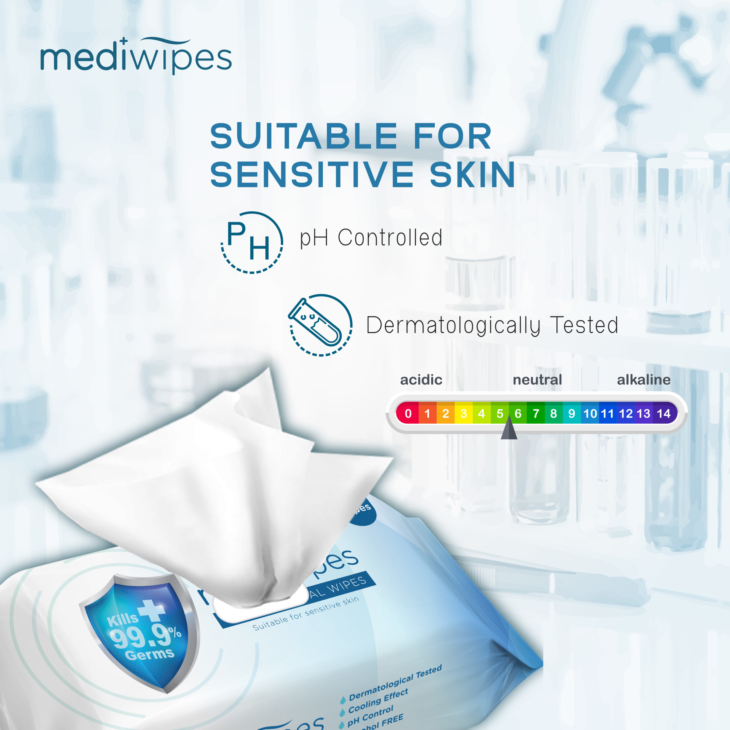 Mediwipes Antibacterial Wipes 40s | Kill 99.9% Germs - Alpro Pharmacy