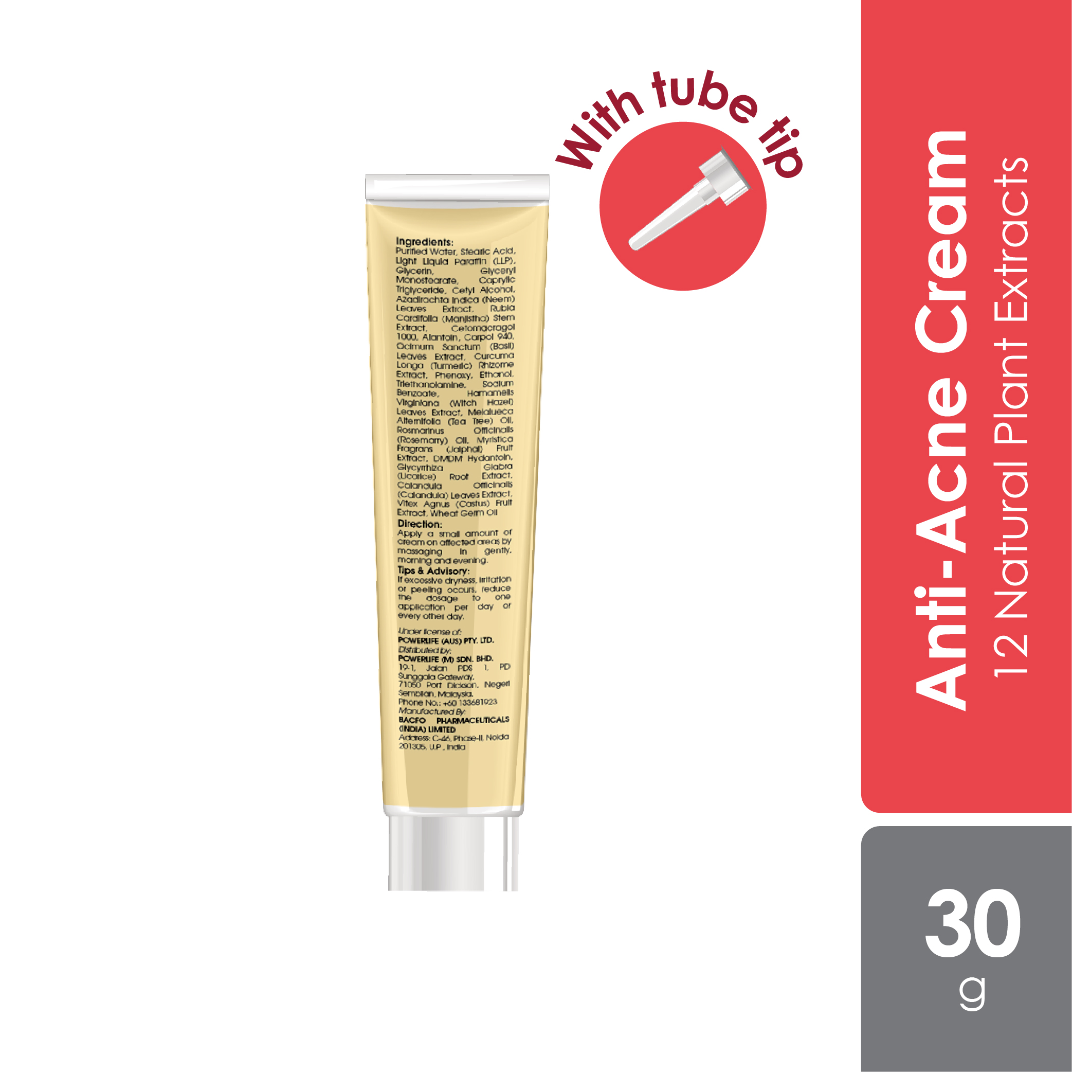 The Original Vegeclear Anti Acne Cream 30g Alpro Pharmacy