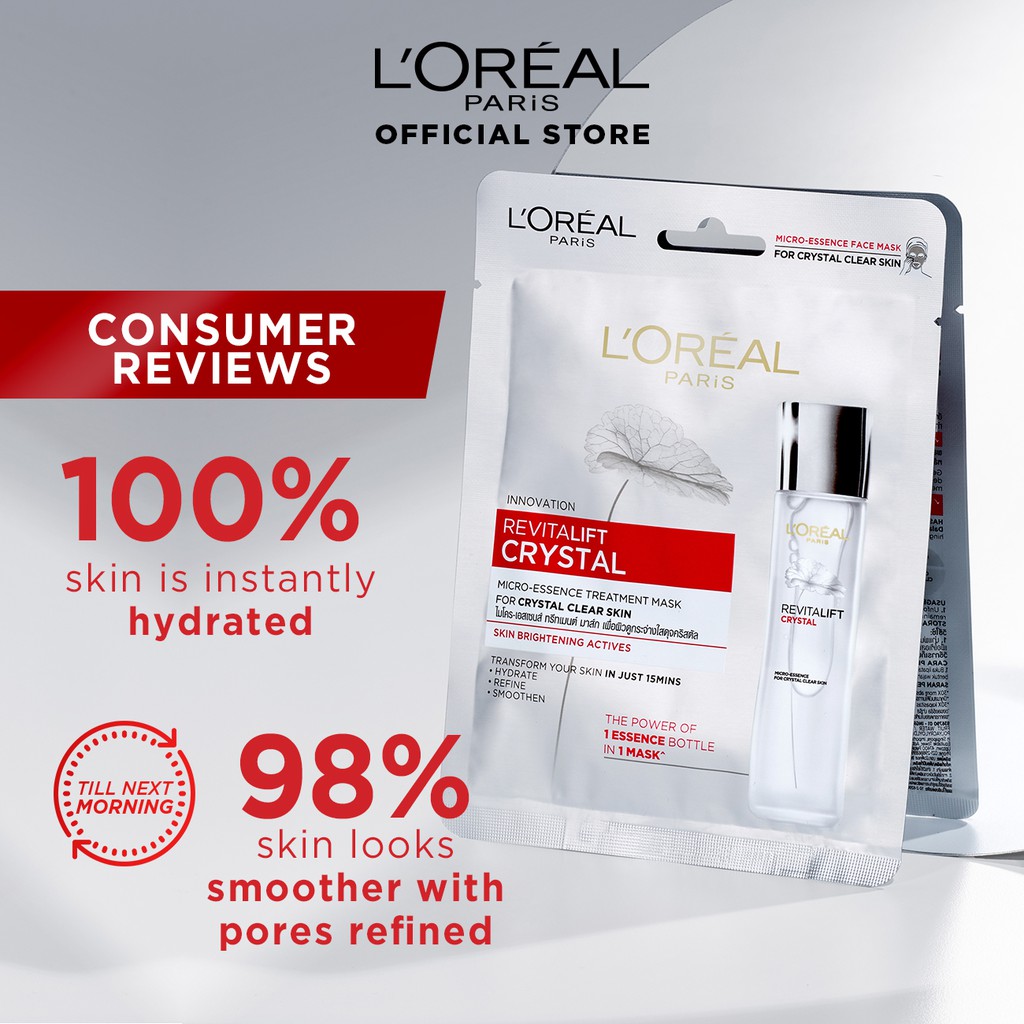 loreal crystal face serum