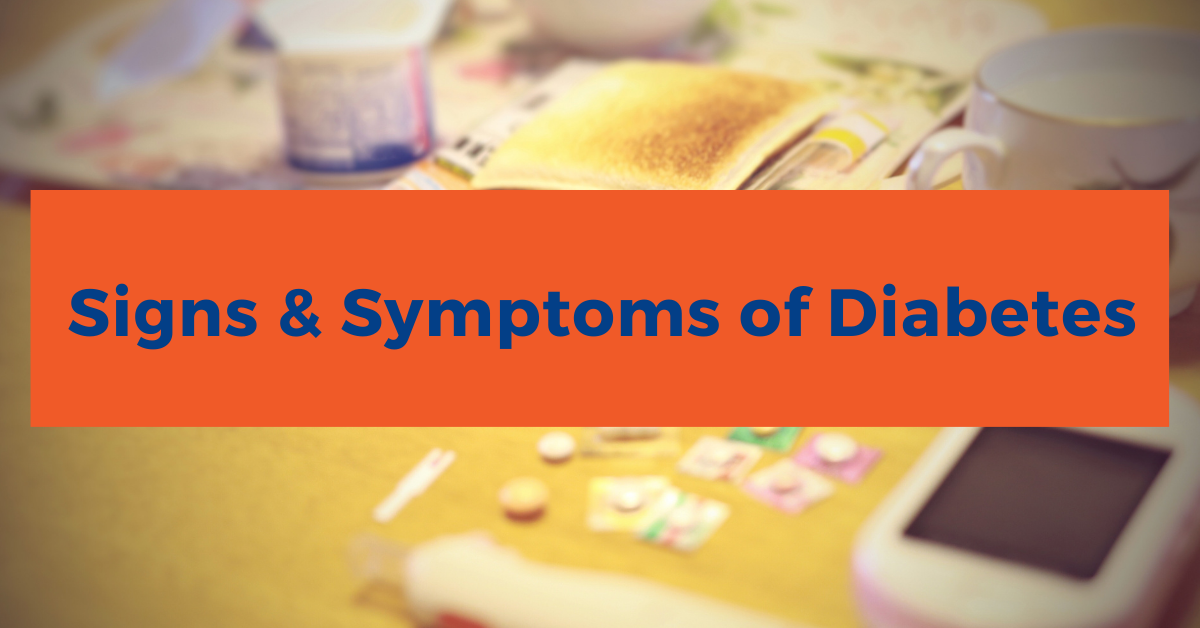 Signs & Symptoms of Diabetes - Alpro Pharmacy