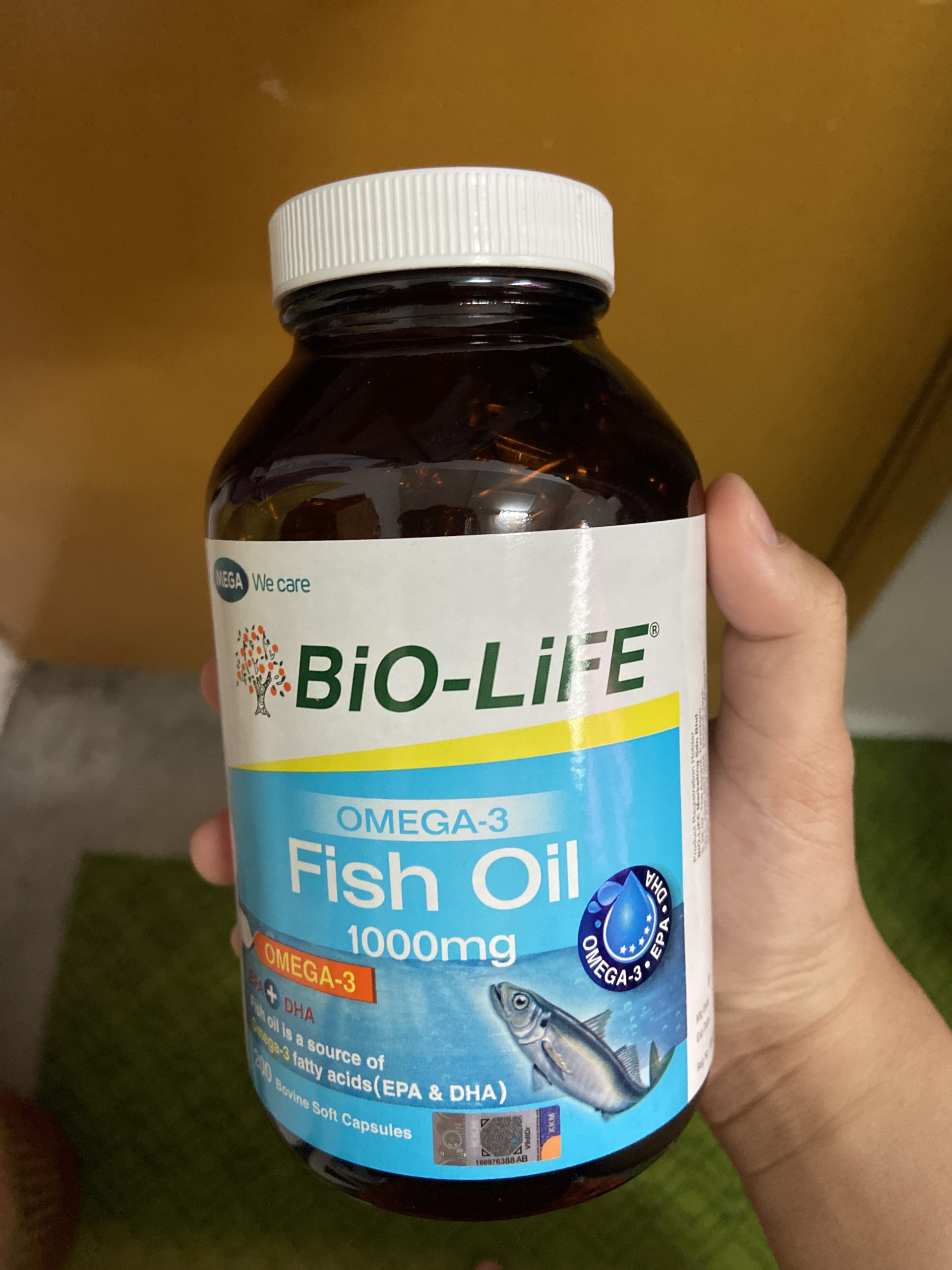 Bio-Life Omega 3 Fish Oil 1000mg 200's x 2 (Value Pack)
