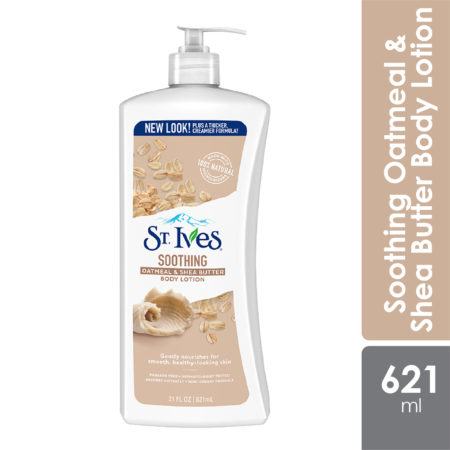 St. Ives Soothing Oatmeal & Shea Butter Advanced Body Moisturizer 621ml