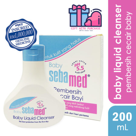 Sebamed Baby Liquid Cleanser 200ml Free Baby Lotion 20ml