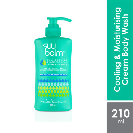 Suu Balm Cooling & Moisturising Cream Body Wash 210ml