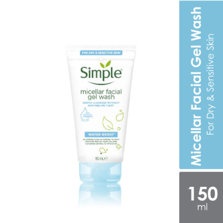 Simple Water Boost Micellar Facial Gel Wash 150ml