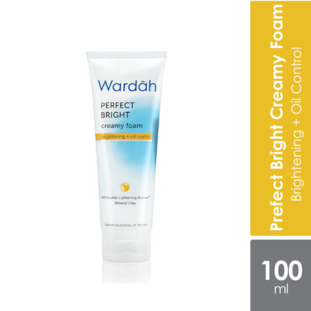 Wardah Perfect Bright Creamy Foam Brightening + Oil Control 100ml