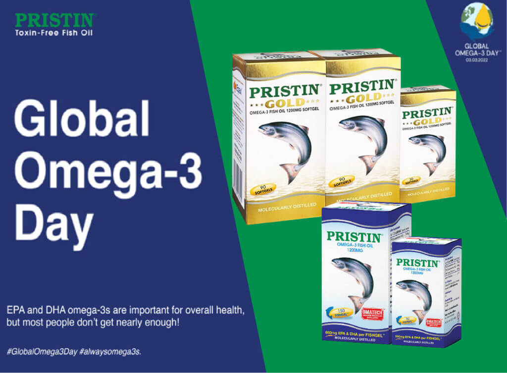 Thc Pristin Omega Fish Oil 1200mg (150s+150+30s) Free Extra 30s | Brain Health