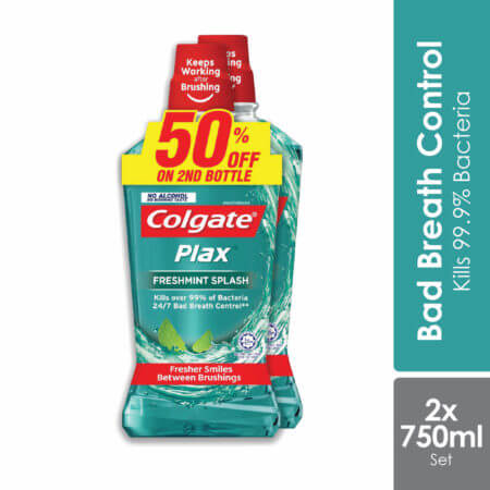 Colgate Plax Freshmint 750ml 2s