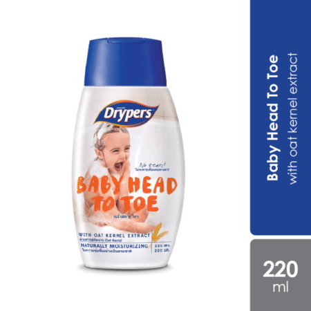 Drypers Baby Head To Toe 220ml