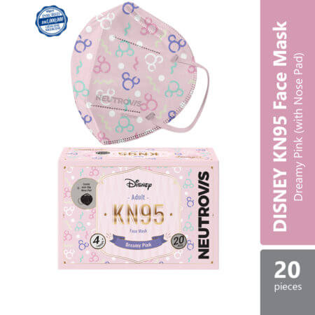 Neutrovis Kn95 Face Respirator Disney (dreamy Pink) 20s