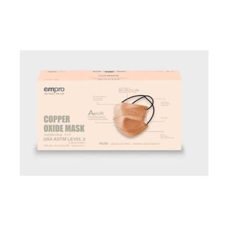 Empro Aerofit Surgical Mask (4ply Hijab Copper)