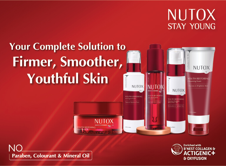 Nutox Youth Restoring Moisture Emulsion Spf25 Pa++ All Skin Types 50ml | Light & Non-greasy Formula
