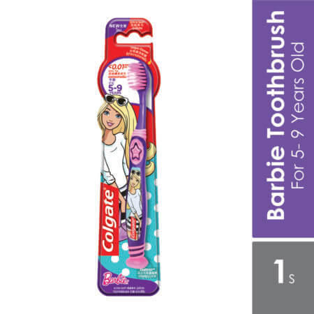 Colgate Toothbrush Barbie Ultra Soft 5-9 Years 1s