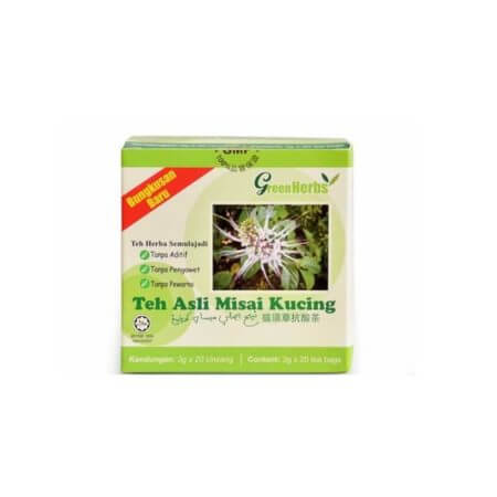 Greenherbs Teh Asli Misai Kucing 20s