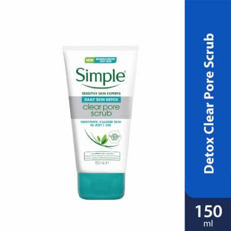 Simple Detox Clear Pore Scrub 150ml