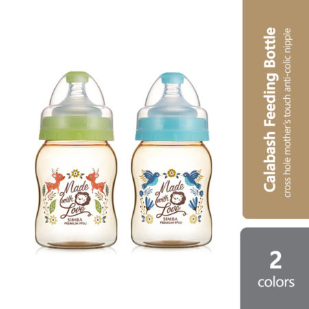 Simba Dorothy Wonderland Ppsu Wide Neck Calabash Feeding Bottle 200ml (blue/green)