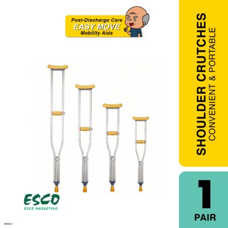 Esco Child Shoulder Crutches Cru-0506-ch | 70cm ? 85cm