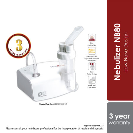 Rossmax Compact Nebulizer Nb80 | Safely And Convenient