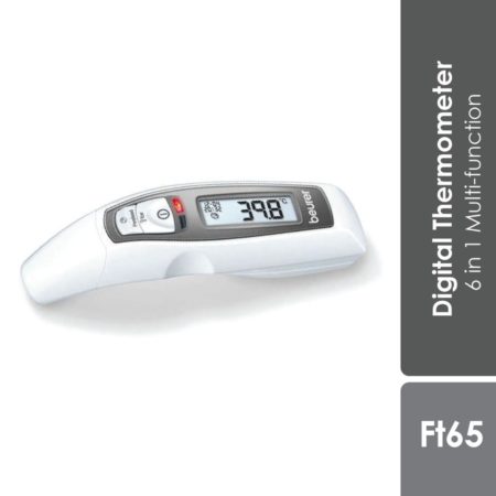 Beurer Multifunction Digital Thermometer Ft65 | Temperature Detector For Forehead & Surface Area