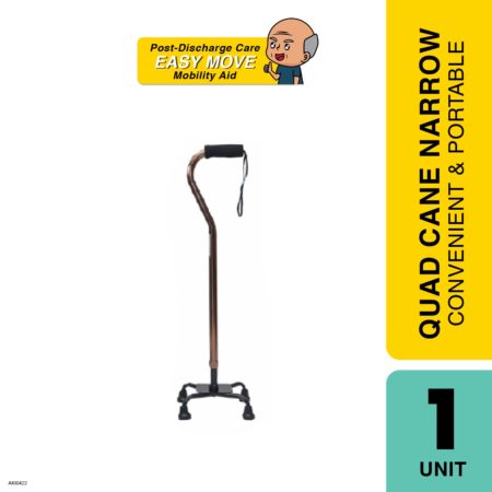 Ahc/mer's Quad Cane Narrow Based Qc934 | Portable