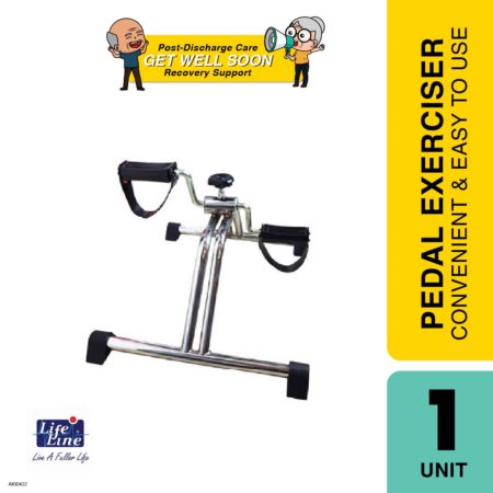 Lifeline Pedal Exerciser 56-3011 | Durable Double Bar