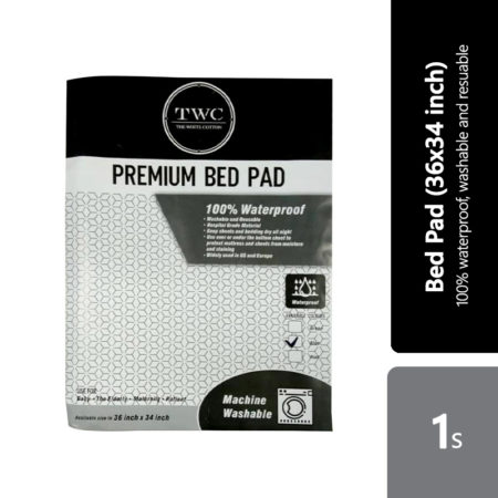 Twc Linen Protector: Premium Bed Pad (36x34 Inch)
