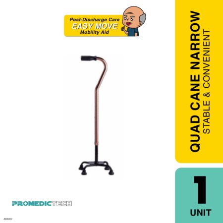 Promedictech Quad Cane Narrow Based | Stable & Comfortable