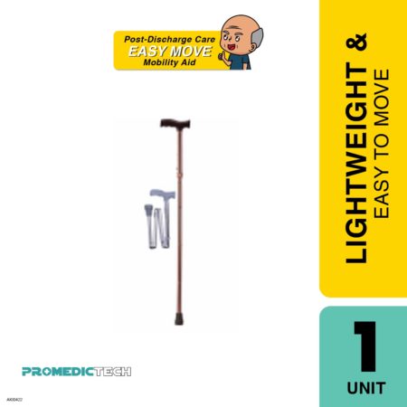 Promedictech Foldable Walking Stick | Easy To Carry