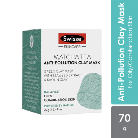 Swisse Sc Matcha Tea Anti-pollution Clay Mask 70g