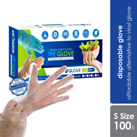 Go Glove Tpe Premium Plastic Disposable Glove 100 Pcs | Multiple Colors