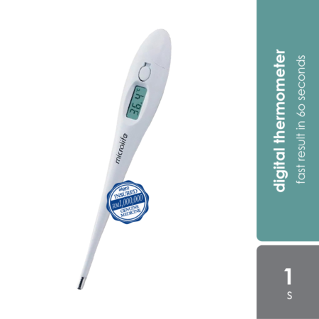 Microlife Digital Thermometer Mt16f1 | For Oral, Axillary & Rectum