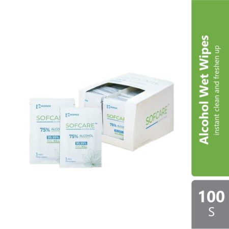 Sofcare Alcohol Wet Wipes 100s