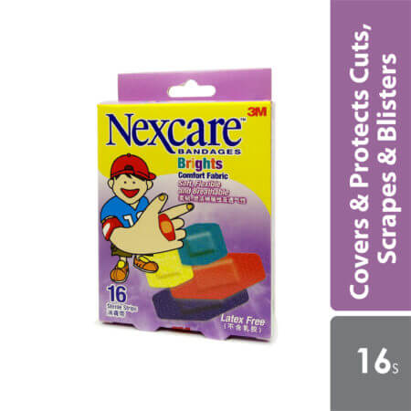 3m Nexcare Bandage Comfort Brights 16s