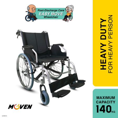 Best Moven Heavy Duty Wheelchair | Maximum Capacity 140kg