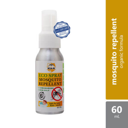 Eco Spray Mosquito Repellent 60ml | Natural Ingredient