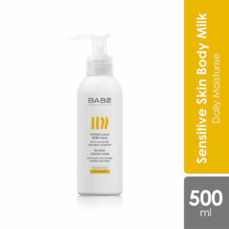 Babe Laboratorios Hydra-calm Body Milk 500ml | Moisturize Sensitive Skin