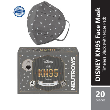 Neutrovis Kn95 Face Respirator Disney (timeless Black) 20s