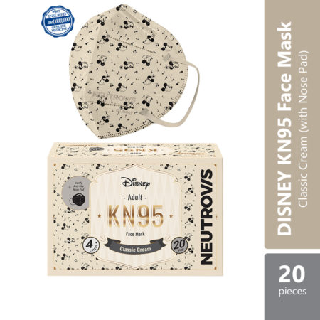 Neutrovis Kn95 Face Respirator Disney (classic Cream) 20s