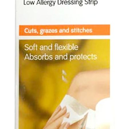 S&n Primapore Low Allergy Dressing Strips 4cmx1m 1s