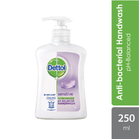 Dettol Sensitive Anti Bacterial Handwash (250ml)