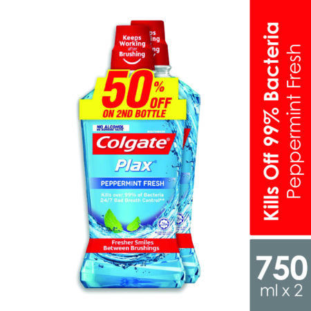 Colgate Plax Peppermint 750ml 2s