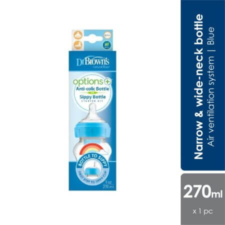 Dr Brown's Options+ Pp Wide Neck | Baby Feeding Bottle 270ml