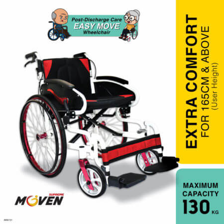 Moven Supreme Deluxe 24" Wheelchair | Warranty