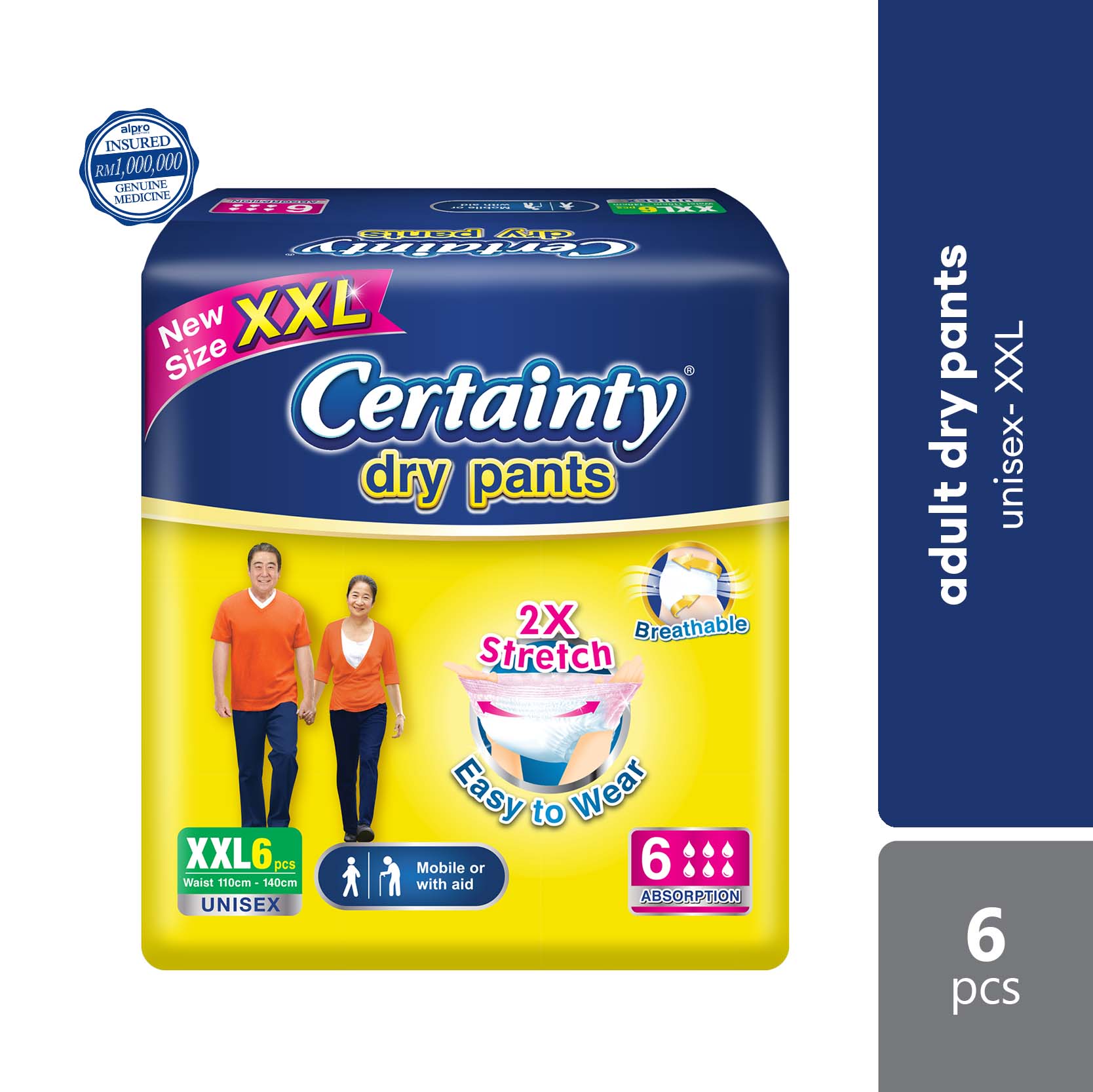 Tena Value Plus 8s XL Size  Adult Diapers - Alpro Pharmacy